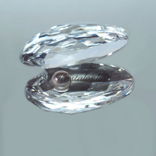Swarovski Kristal | Silver Crystal | Waterwereld | Schelp met Parel - Klein | 5285132